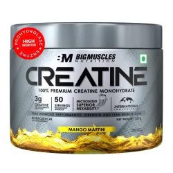 Bigmuscles Nutrition Creatine [155g, 50 Servings]|Mango Martini