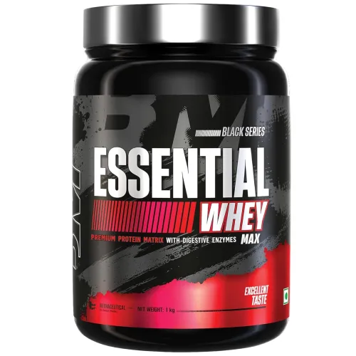 Image of Bigmuscles Nutrition Essential Whey Max (1kg, Rich Chocolate) 