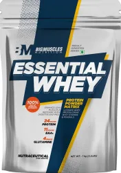 BIGMUSCLES NUTRITION Essential Whey Protein 1kg   Sources