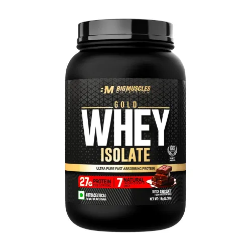 Image of BIGMUSCLES NUTRITION Gold Whey Isolate | 27g Whey Protein Isolate 90%