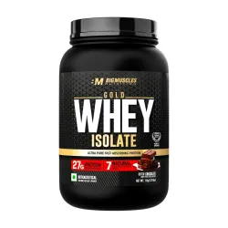 BIGMUSCLES NUTRITION Gold Whey Isolate | 27g Whey Protein Isolate 90%