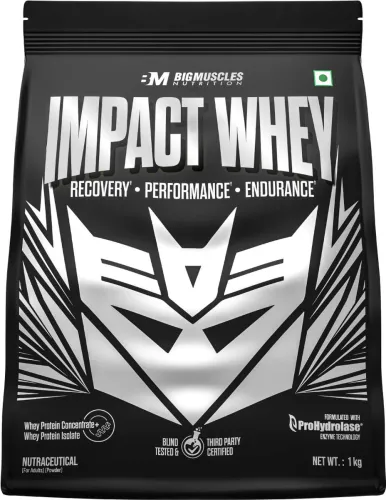 Image of BIGMUSCLES NUTRITION Impact Whey Protein Powder 1kg