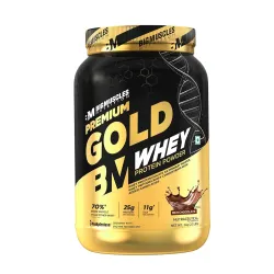 Bigmuscles Nutrition Premium Gold Whey Protein, Rich Chocolate, 1Kg
