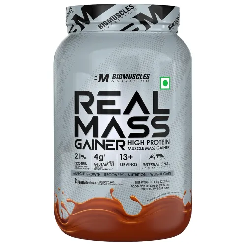 Image of Bigmuscles Nutrition Real Mass Gainer 1KG