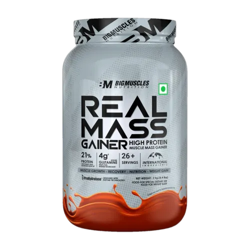 Image of BIGMUSCLES NUTRITION Real Mass Gainer 2 kg