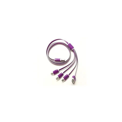 Image of BigPlayer 1 Meter Portable 4 in 1 Charging Data Cable BigPlayer 1 Meter Portable 4 in 1 Charging Data Cable 
