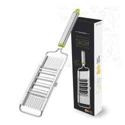 BigPlayer 3 in 1 Stainless Steel Multipurpose Slicer, Grater, Chopper & Cutter with Premium Handle