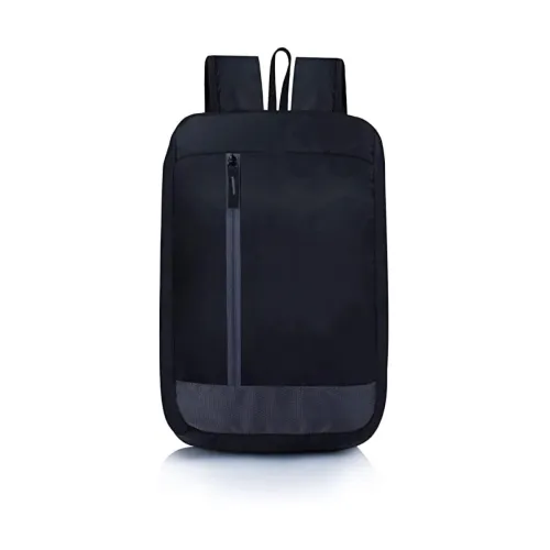 Image of BigPlayer Black PU Casual Unisex Backpack