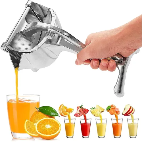 Image of BigPlayer Manual Aluminium Metal Fruit Hand Press Juicer