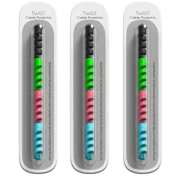 BigPlayer Spiral Charger Cable Protector (Set of 12)