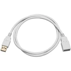 BigPlayer USB 2.0 Printer Cable 1.5 Meter – A Male to B Male High-Speed Cord, Compatible with HP, Canon, Epson, Samsung & Other Brands – White
