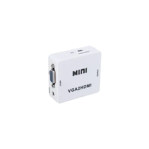 Image of BigPlayer VGA to HDMI 1080P Video Converter with Audio Input
