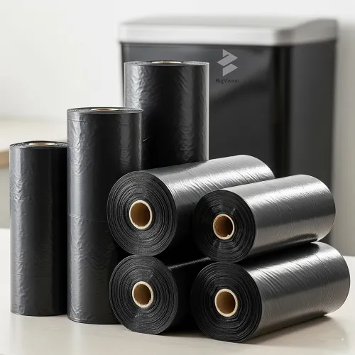 Image of BigVision Biodegradable Garbage Bags Medium Size 19 X 21 Inches, 30 Bag (1 Roll) | T