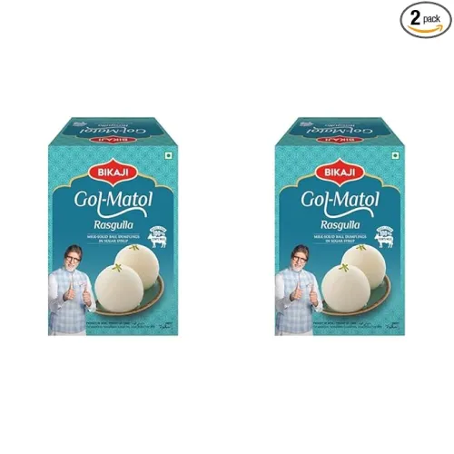 Image of Bikaji Gol Matol Rasgulla, 1.25 kg Pack (Pack of 2)