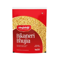 Bikaneri Bhujia (pack of 1) 1kg Rajasthani Bhujia Namkeen with Dew beans,gram flour and indian Spices |
