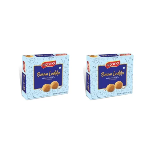 Image of Bikano Besan Laddu Spl, 400 gram box (Pack of 2)