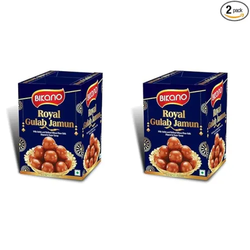 Image of Bikano Royal Gulab Jamun 1kg (Pack of 2)