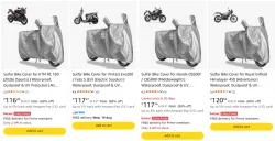 Bike Body Covers Starts @ ₹116