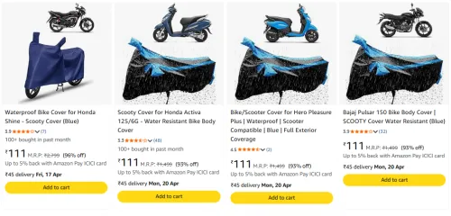 Image of Bike Cover @ Flat ₹111