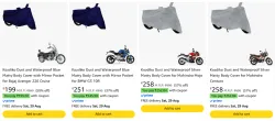 Bike cover Minimum 50% Discount