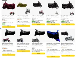 Bike cover Starting @ ₹141