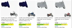 Bike Covers Starting at ₹189