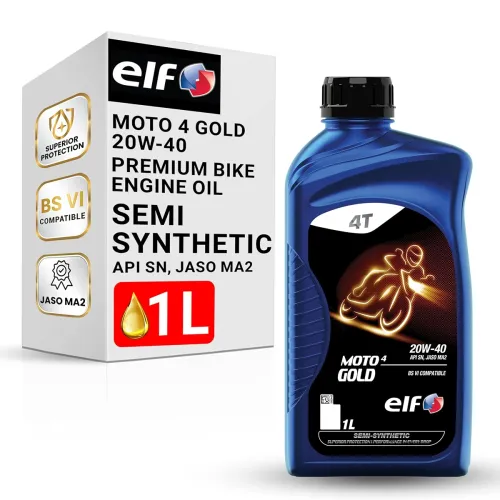 Image of ELF - Moto 4 Gold 20W-40 Bike Engine Oil - 1L