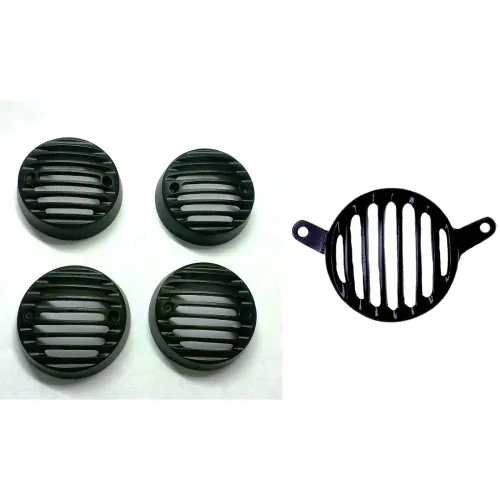Image of Bikers World Tail Light Grill and Indicator Grill for Royal Enfield