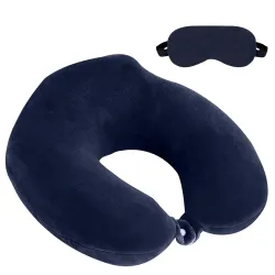 Billebon Extra Soft Memory Foam Luxury Travel Neck Support Rest Pillow with Soft Washable & Removable Cover, Multipurpos