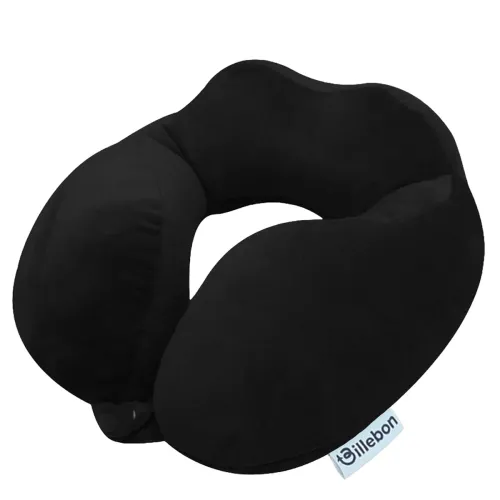 Image of Billebon Premium Neck Pillow Airplane Travel Pillow Neck Adjustable 360 Degree