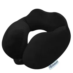 Billebon Premium Neck Pillow Airplane Travel Pillow Neck Adjustable 360 Degree
