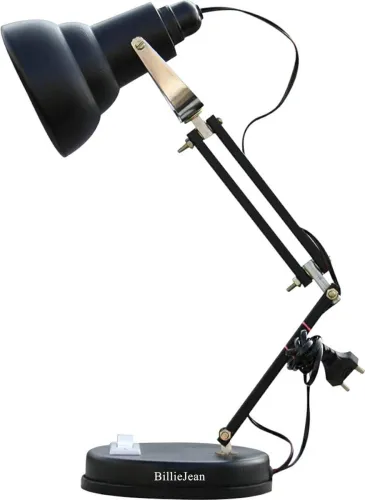 Image of BillieJean Matte Black Reading & Studying Table Lamp