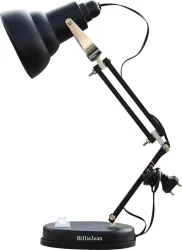 BillieJean Matte Black Reading & Studying Table Lamp