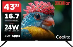 Billion 109 cm (43 inch) Full HD LED Smart Coolita TV 2026 Edition