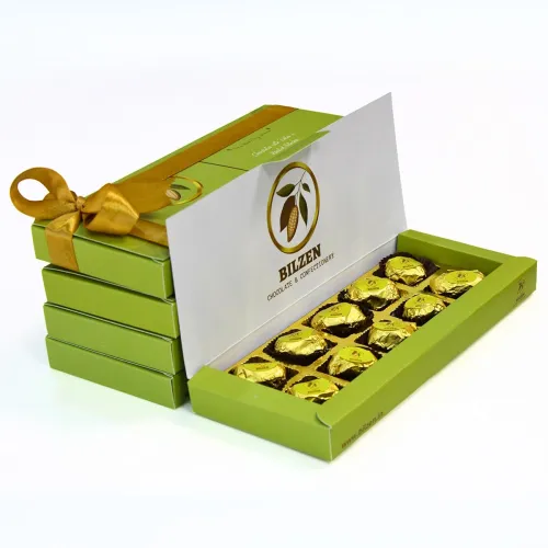 Image of BILZEN Gourmet Milk Chocolates with Dates And Roasted Pistachio Gift Box