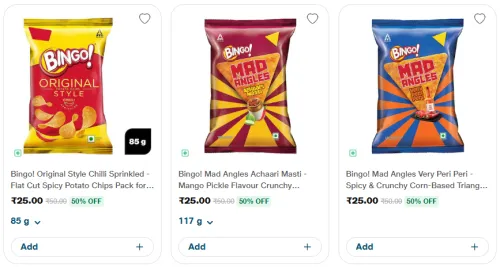 Image of Bingo! Chips & Corn Snacks @ Up to 50% Discount