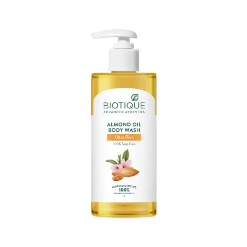 Image of Biotique Almond Oil Ultra Rich Body Wash 300ml