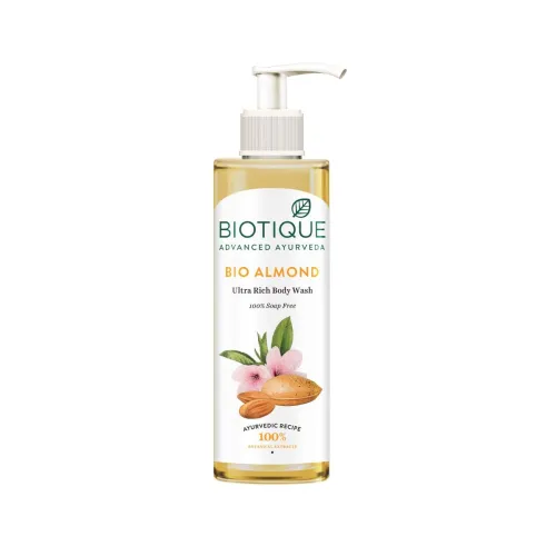 Image of Biotique Almond Oil Ultra Rich Body Wash, 200ml