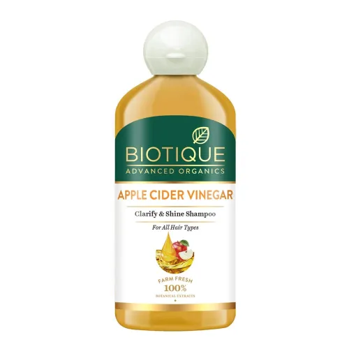 Image of Biotique Apple Cider Vinegar Hair Shampoo, for All Hair Types, 300ml