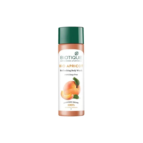 Image of Biotique Bio Apricot Refreshing Body Wash | Keeps Skin Fresh and Clean | Brightens Skin and Reducing Dark Spots | 100% B