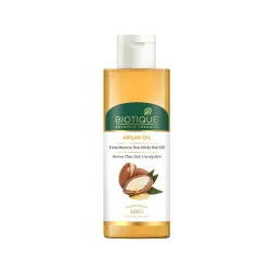 Biotique Argan Hair Oil from Morocco | Enriched with Pure Moroccan Argan Oil | Helps Control Frizz, Strengthen Hair & Re