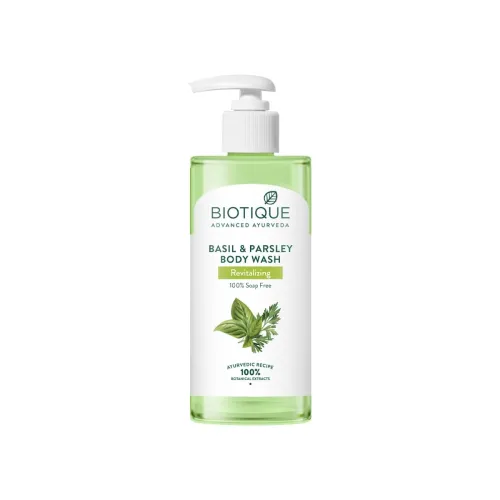 Image of Biotique Basil & Parsley Body Wash 300ml