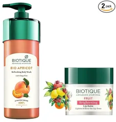 Biotique Bio Apricot Refreshing Body Wash, 800ml