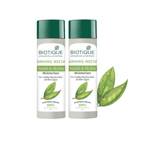 Image of Biotique Bio Morning Nectar Lotion for All Skin Types 120ml (Pack of 2)