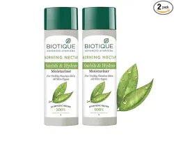 Biotique Bio Morning Nectar Lotion for All Skin Types, 120ml (Pack of 2)