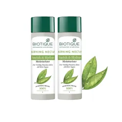 Biotique Bio Morning Nectar Lotion for All Skin Types 120ml (Pack of 2)