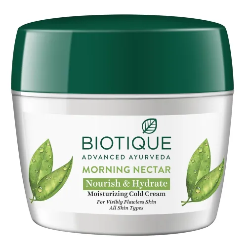 Image of Biotique Bio Morning Nectar Visibly Flawless Moisturizing Cream, 175g