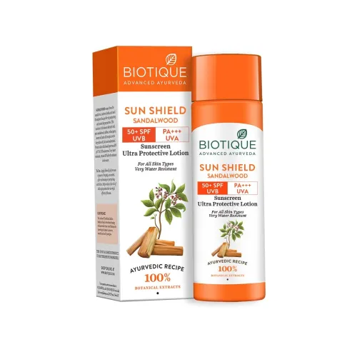 Image of Biotique Bio Sandalwood Sunscreen Ultra Soothing Face Lotion