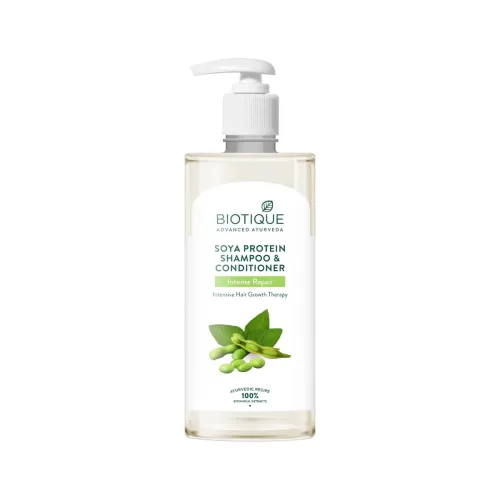 Image of Biotique Bio Soya Protein Fresh Nourishing Shampoo | Repairs Dry and Damaged Hair |Maintains pH Balance |Promotes Health