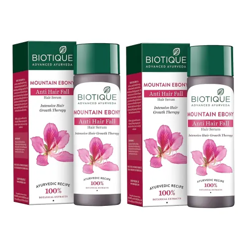 Image of Biotique Bio Mountain Ebony Vitalizing Serum | Prevents Hair Fall & Soothes Scalp| Promotes Hair Growth | 100% Botanical